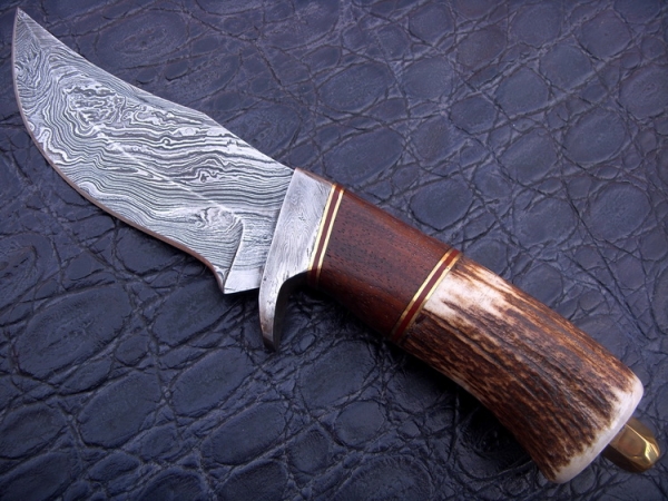 Damascus Hunting Knife