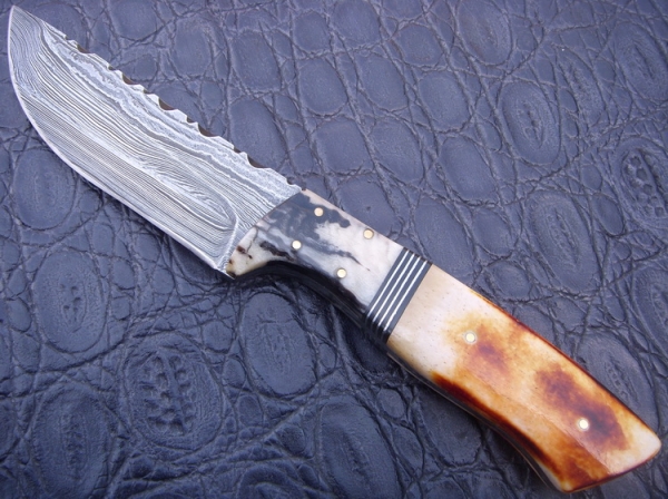 Damascus Hunting Knife