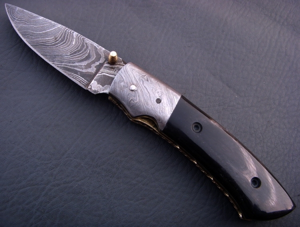 Damascus Folding Knife