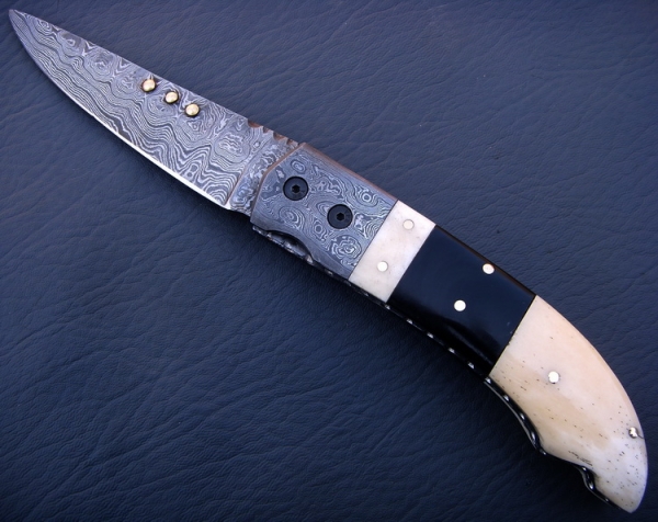 Damascus Folding Knife