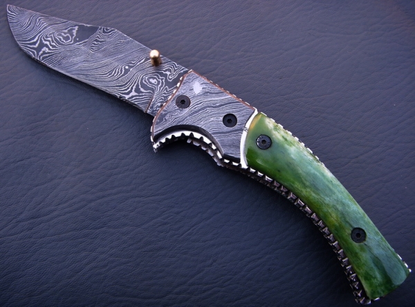 Damascus Folding Knife