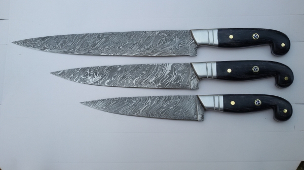 Damascuus Kitchen Knife   