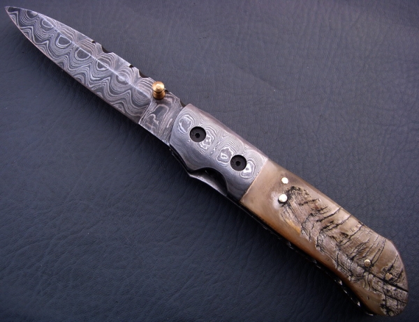 Damascus Folding Knife